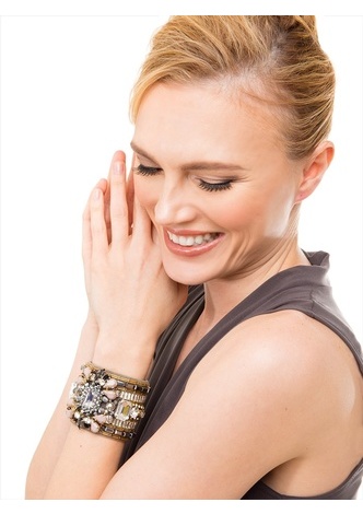 Stone Cold Fox Cuff Bracelet