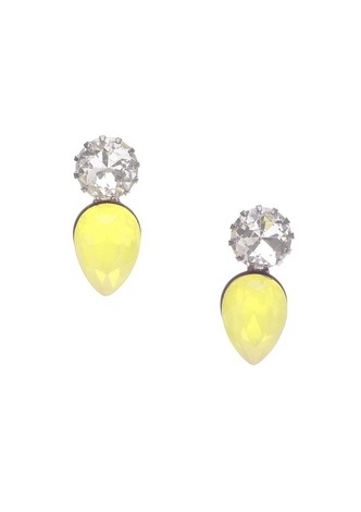 GEMSTONE DROP EARRING