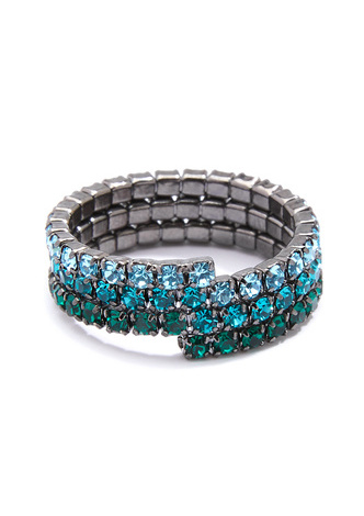 Colorful Crystal Embellished Ring