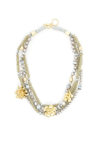 Demeter&prime;s Harvest Necklace  - color is Gray | ZENZII Wholesale