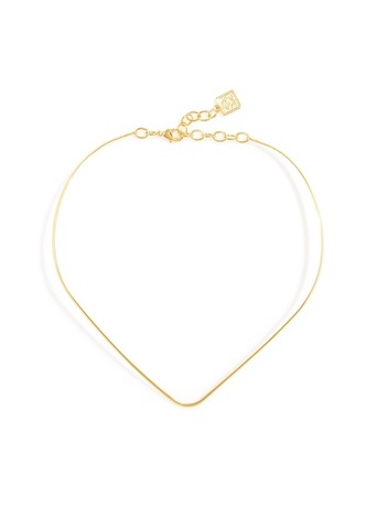 Fashion Collar Necklace  - color is Gold | ZENZII Wholesale