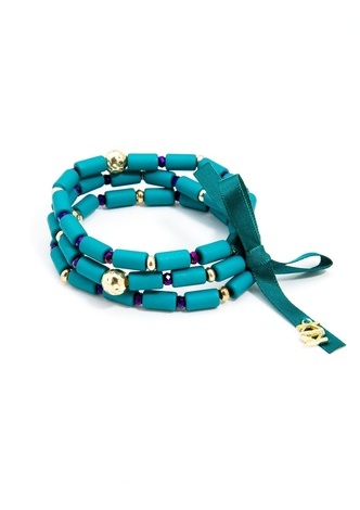 Luxor Beaded Bracelet - Navy