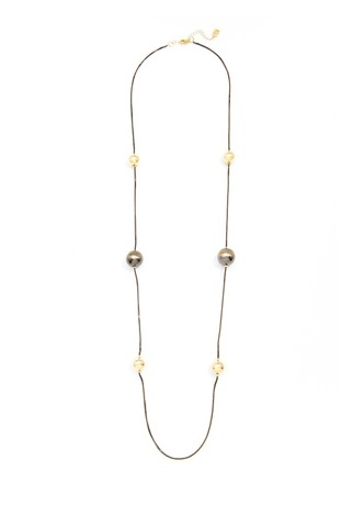 Nightfall Long Necklace - GD/HEM - ZENZII Wholesale