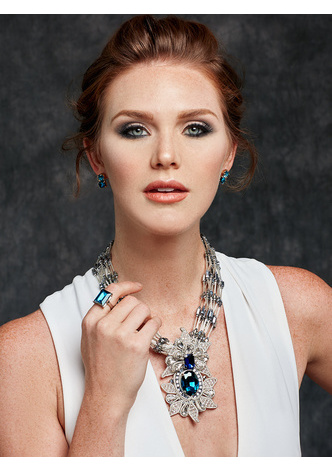 Snow Queen Pendant Necklace  - color is Silver | ZENZII Wholesale