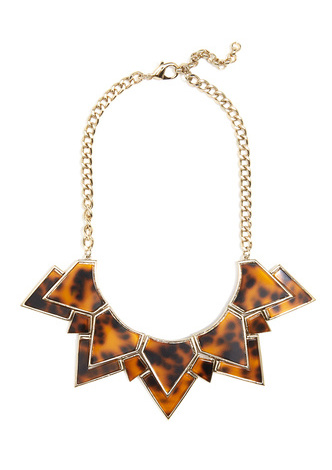 Tortoiseshell Sunburst Necklace