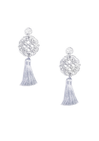 Allure Tassel Drop Earring - D.GRN