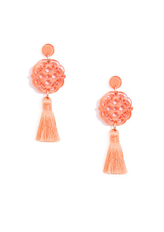 Allure Tassel Drop Earring - D.GRN