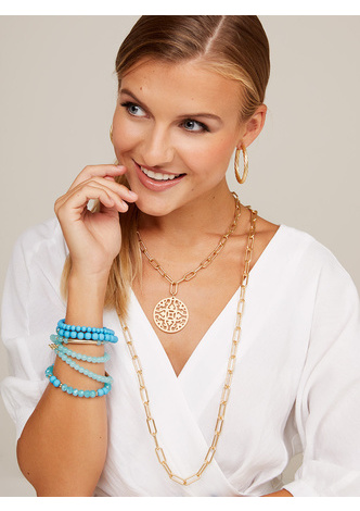 Classic Links Long Necklace