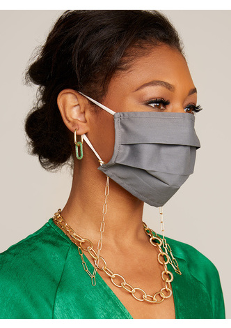 Classic Matte Link Convertible Mask Chain - MG