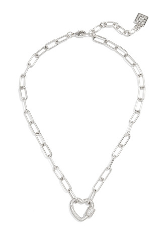 Gold Diamond Heart Necklace