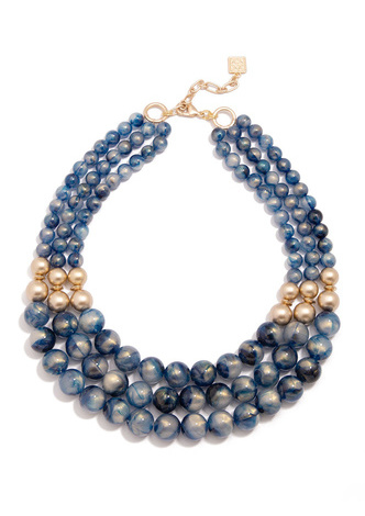 Layered Iridescent Beaded Necklace | Fashion Jewelry