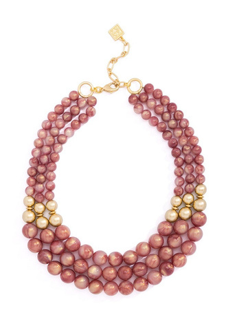 Layered Iridescent Beaded Necklace | Fashion Jewelry