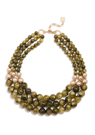 Layered Iridescent Beaded Necklace | Fashion Jewelry