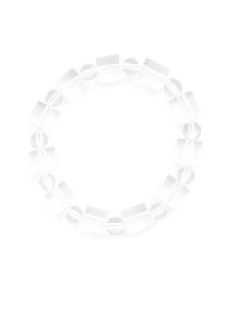 Lucite Alternating Color Stretch Bracelet