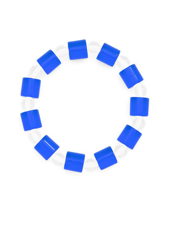 Lucite Alternating Color Stretch Bracelet