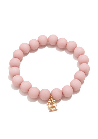 Matte Beaded Stretch Bracelet