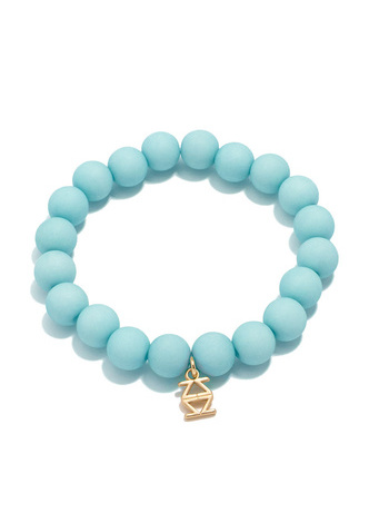 Matte Beaded Stretch Bracelet