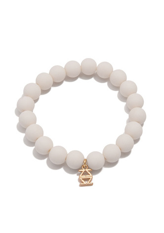 Matte Beaded Stretch Bracelet