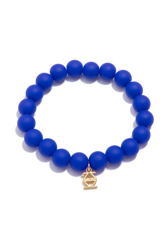 Matte Beaded Stretch Bracelet