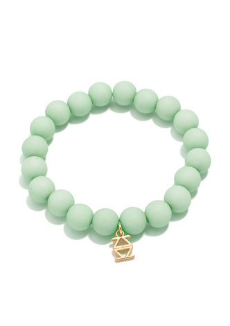 Matte Beaded Stretch Bracelet