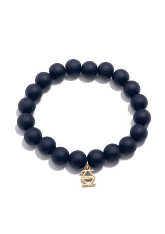 Matte Beaded Stretch Bracelet