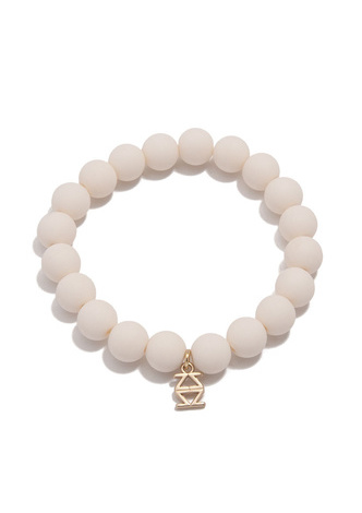 Matte Beaded Stretch Bracelet