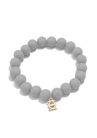 Matte Beaded Stretch Bracelet