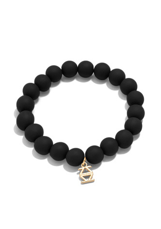 Matte Beaded Stretch Bracelet