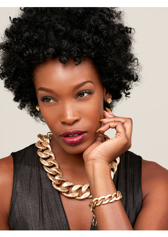 Matte Curb Chain Collar Necklace