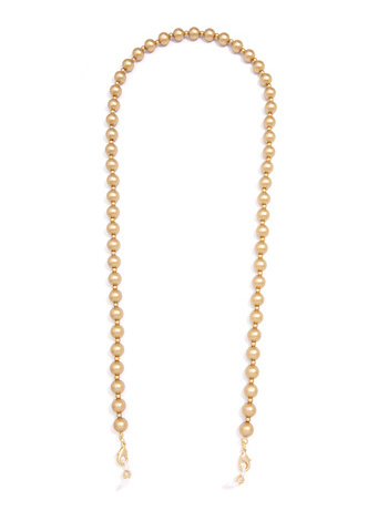 Matte Metallic Beaded Convertible Mask Chain