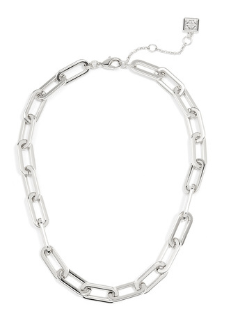 Oblong Links Collar Necklace