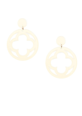 Open Clover Drop Earring