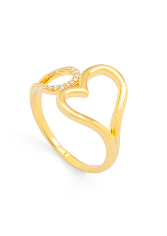 Pav√© Heart Ring