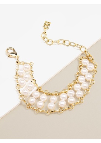 Stay In Touch Pearl Bracelet